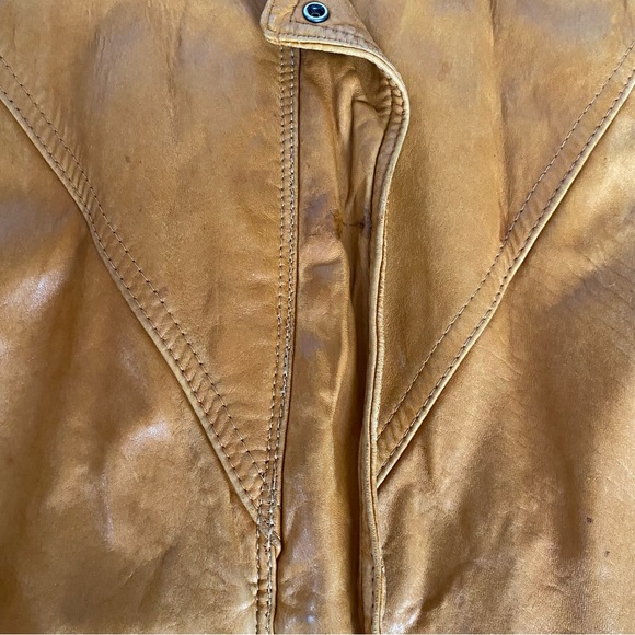 Vintage leather jacket - Picture 3 of 12